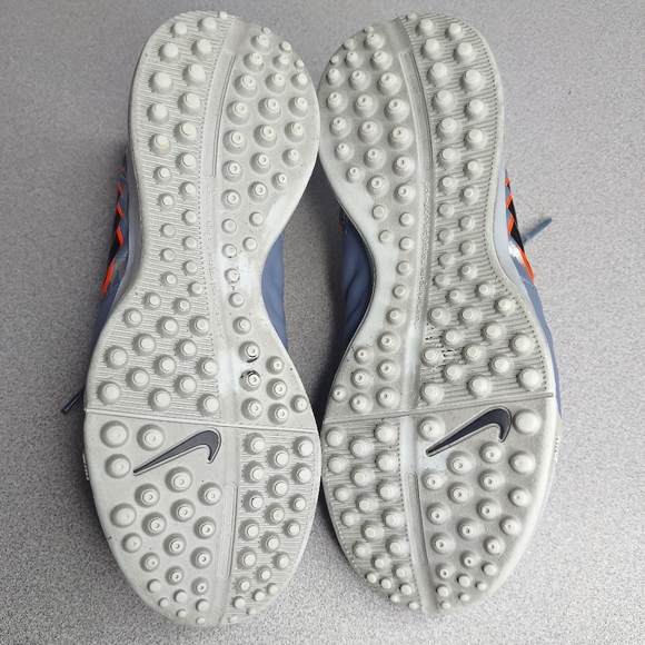 NIKE YOUTH LEGENDX 7 ACADEMY TF TURF SOCCER SHOES (ARMORY BLUE/BLACK/ - Picture 4 of 9